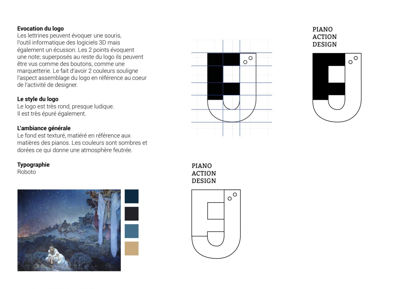 Recherches charte graphique - François-Jérôme Vincent